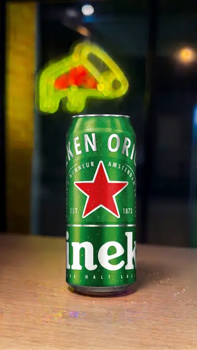 Cerveza Heineken Latón